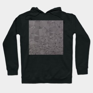 Trolley Grey Abstract Low Polygon Background Hoodie